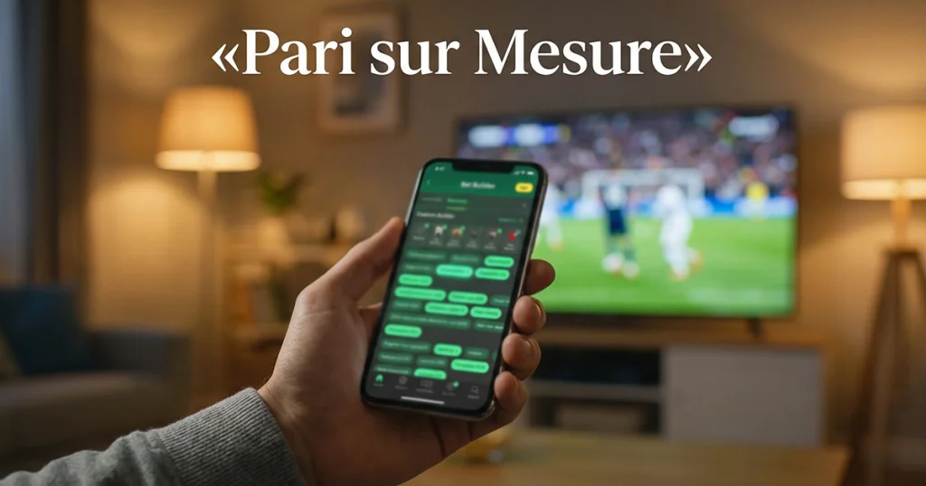 Écran de smartphone montrant la construction d